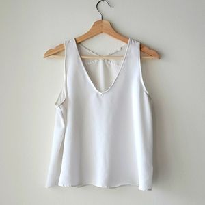 ☀️Basic White Sheer Tank